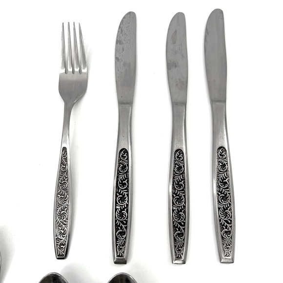 9 Hanford Forge HF Stainless Japan DEL PRADO Knives Forks Spoons - Picture 6 of 9